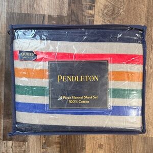 Pendleton Multicolor Yellowstone Striped Cotton Sheet Set
